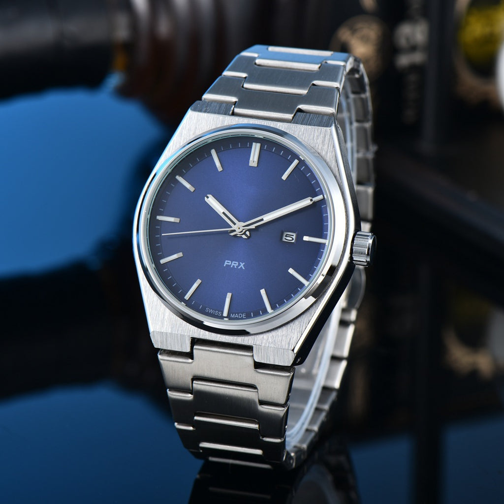 New Simple, Elegant, And Stylish Quartz Mens Watch With Steel Band
