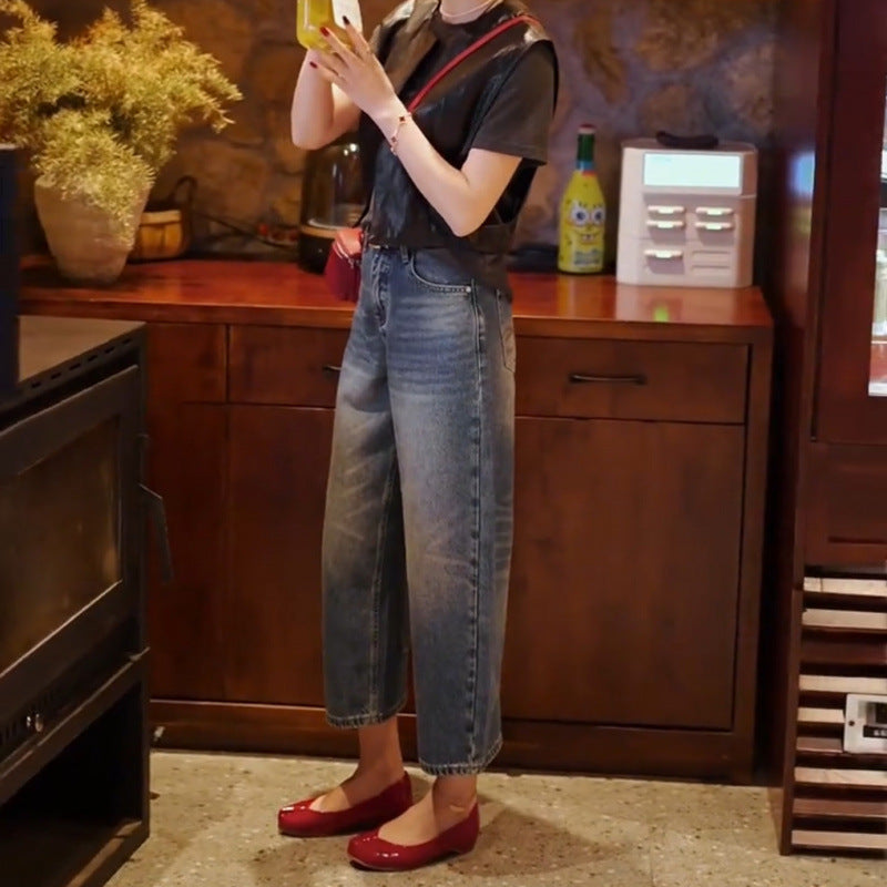 New Style Ankle-length Jeans Fashionable And Versatile
