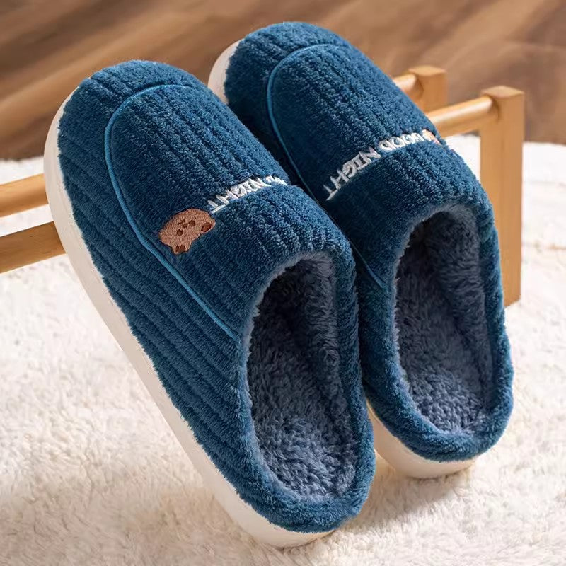 Cotton Slippers Autumnwinter Thickened Best-selling For Indoor Use