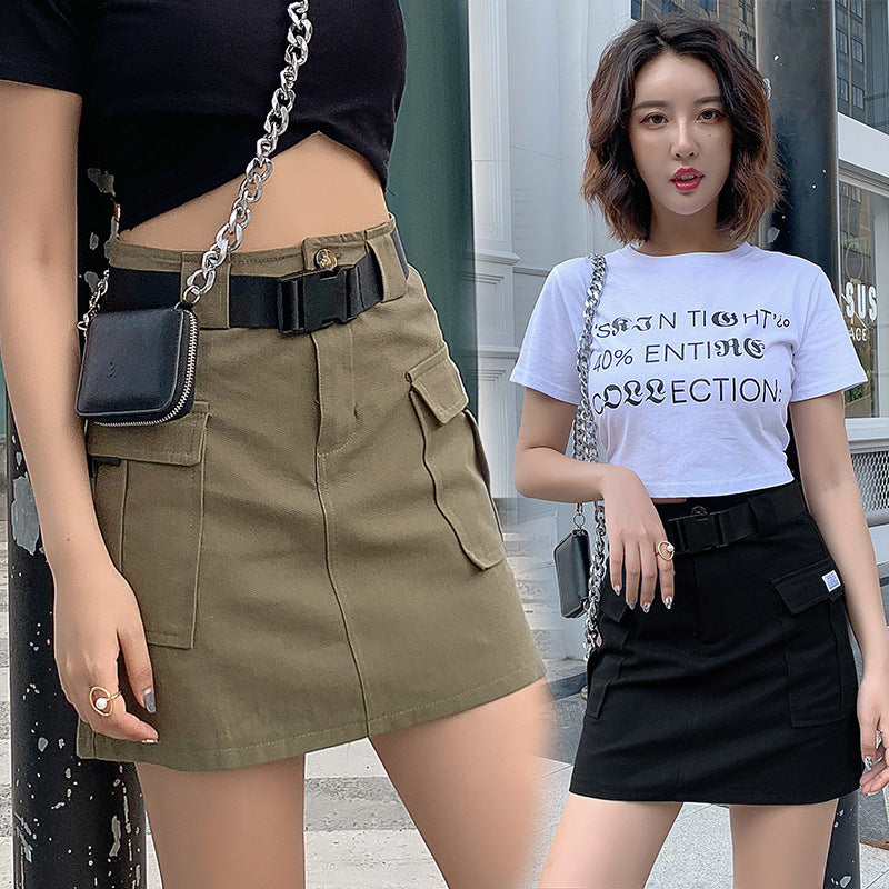 Hong Kong style double pocket work dress