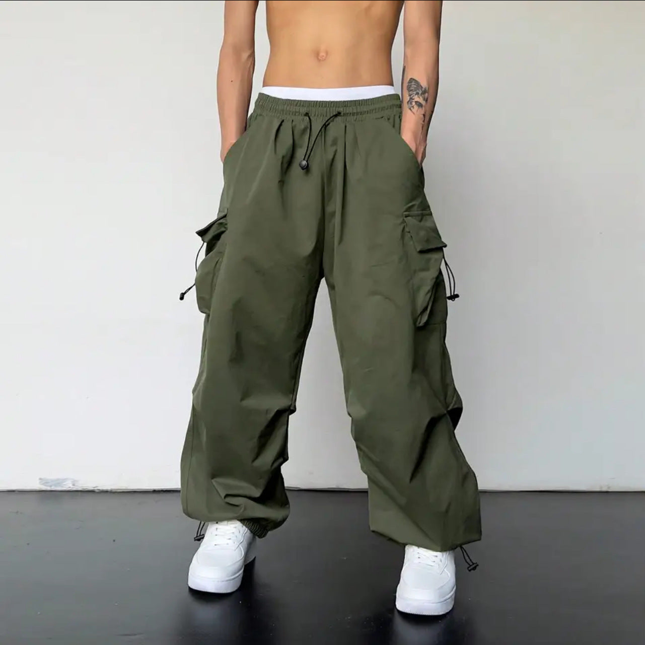 Versatile American-style Workwear Pants For Men