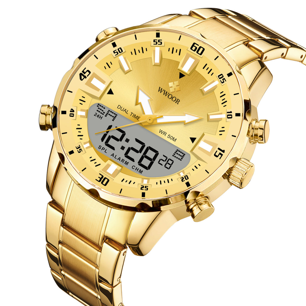 Steel Band Cool And Stylish Luminous Mens Watch