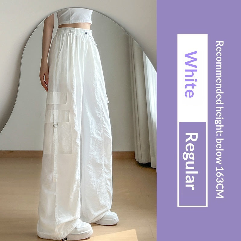 Purple Parachute Work Pants For Women