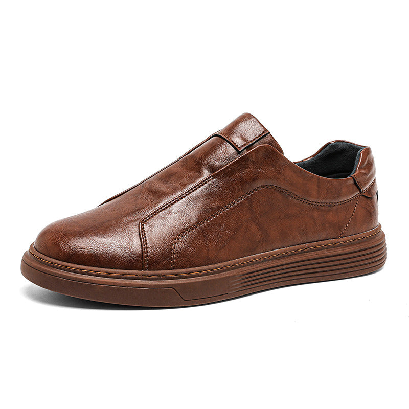 Men's Loafer Flat-Soled Skateboard Sports Casual Shoes