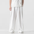 Linen Pants Men's Straight Casual Trousers