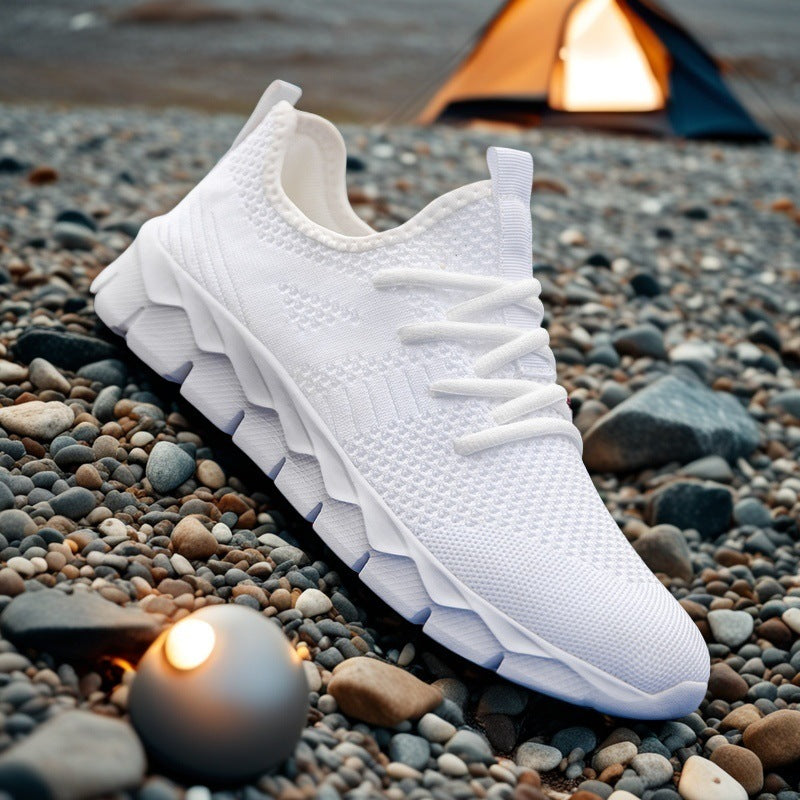 Breathable Mesh Shoes With Soft EVA Soles Lightweight Mens Shoes
