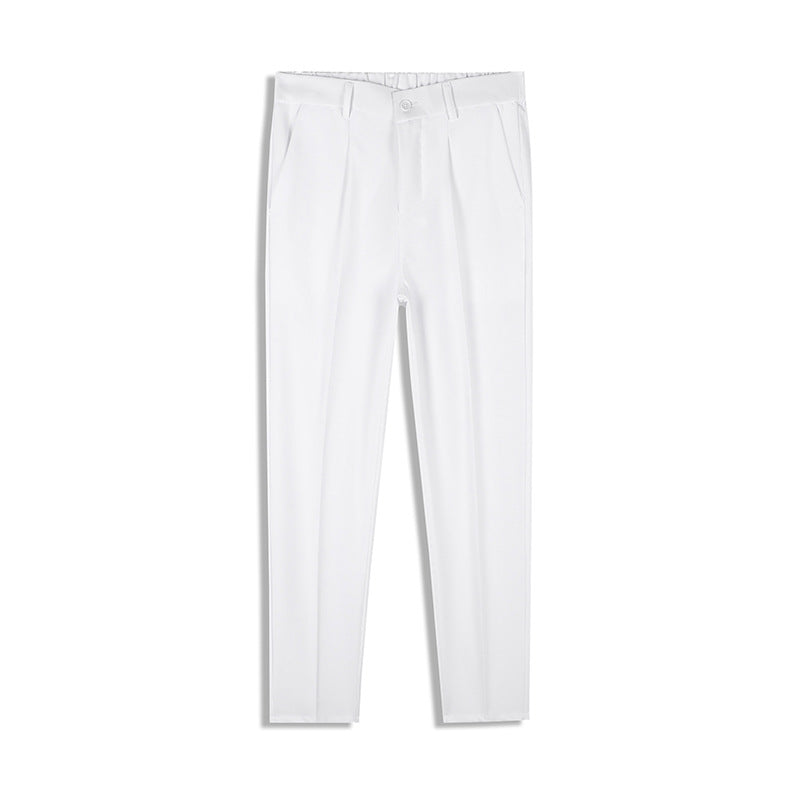 Mens Stylish Casual Straight-leg Versatile Suit Pants