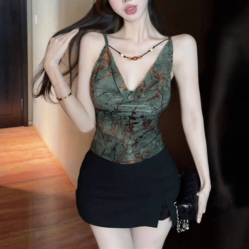 Summer Sexy Slim Fit Backless Camisole