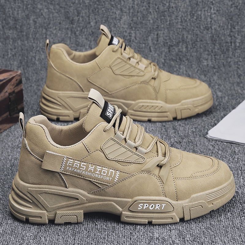 Non-slip Mens Casual Breathable Wear-resistant Work Shoes