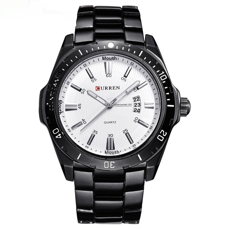 Mens Waterproof Calendar Fashion Quartz Mens Watch