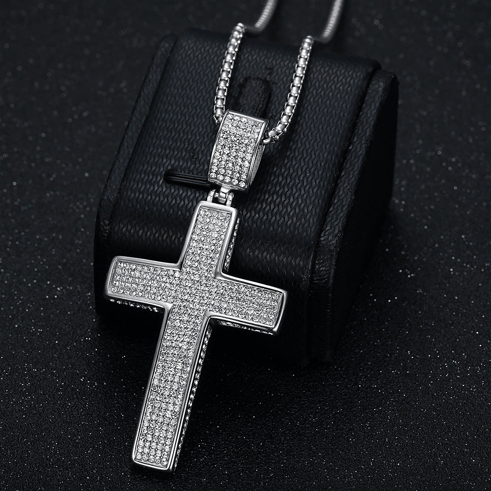 Euro-American Cross-Border Hip-Hop Jewelry Pendant Necklace