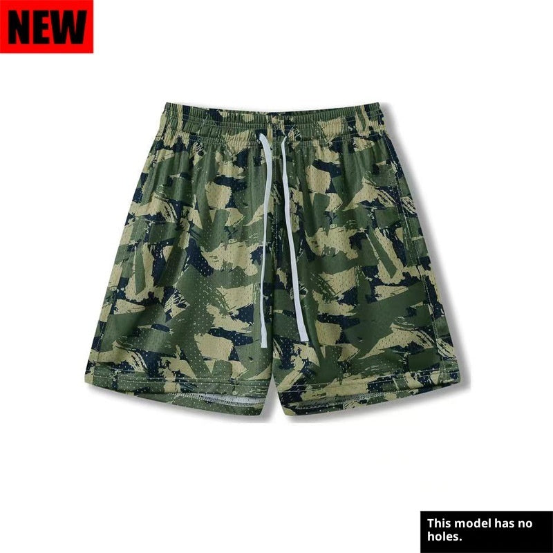 Casual Fitness Muscle Sports Shorts Fashionable Beach Pants Breathable