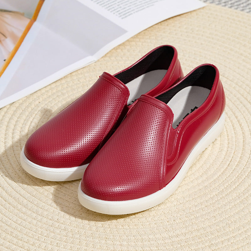 Low-cut Rain Shoes Women's Rain Boots Fashionable