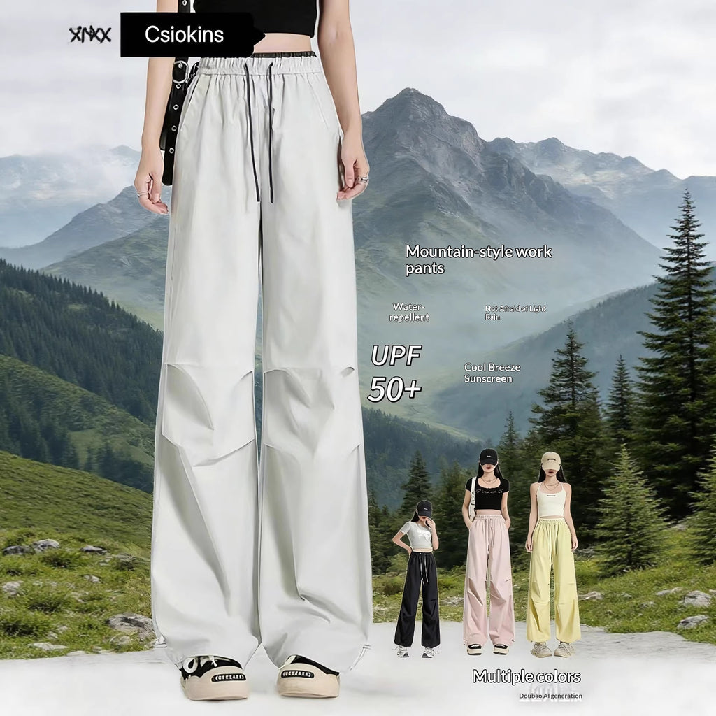 Women's Outdoor Sun-Protective Windproof And Waterproof Work Trousers