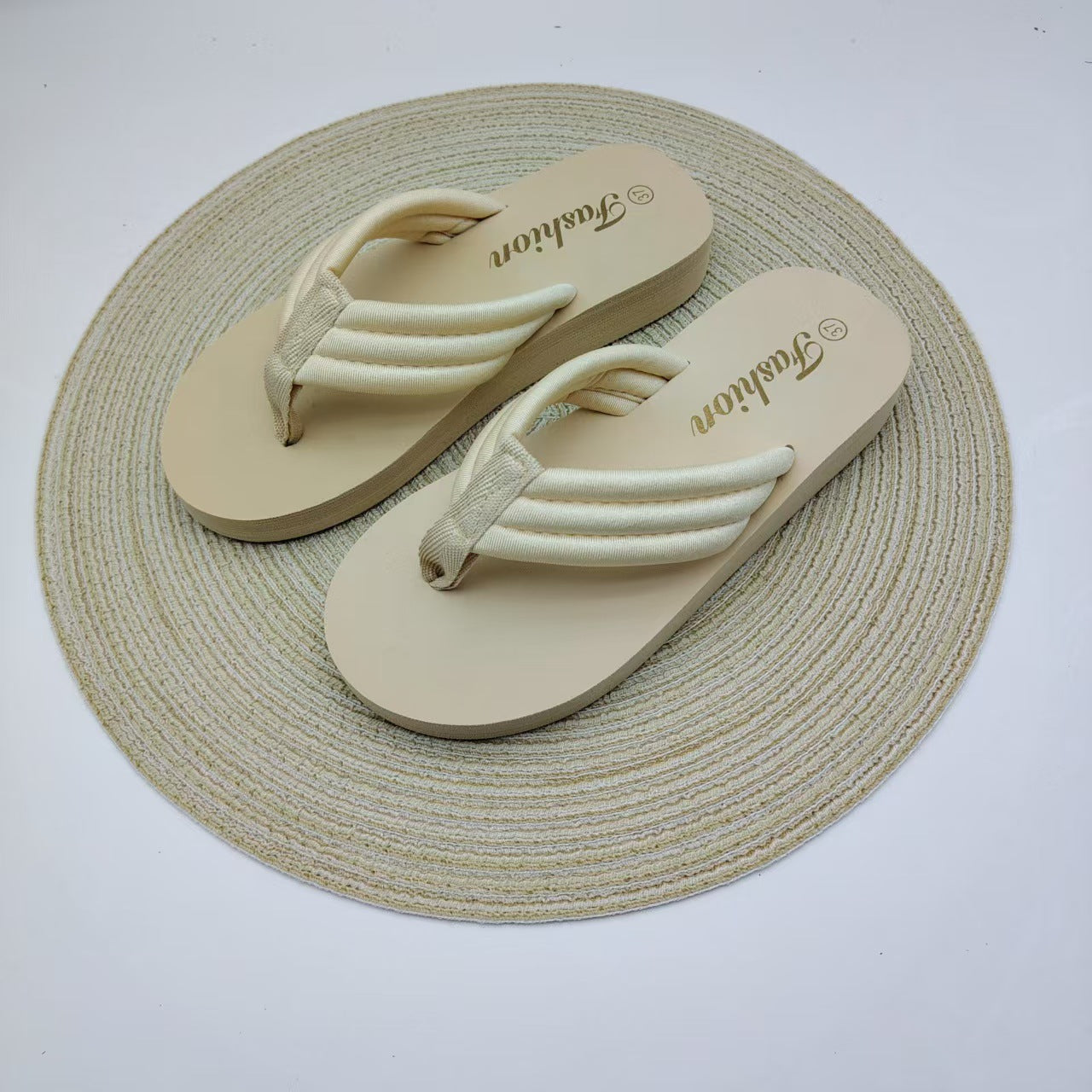 Women's Ultra-High Heel Flip-Flops Summer New Style Non-Slip Slope