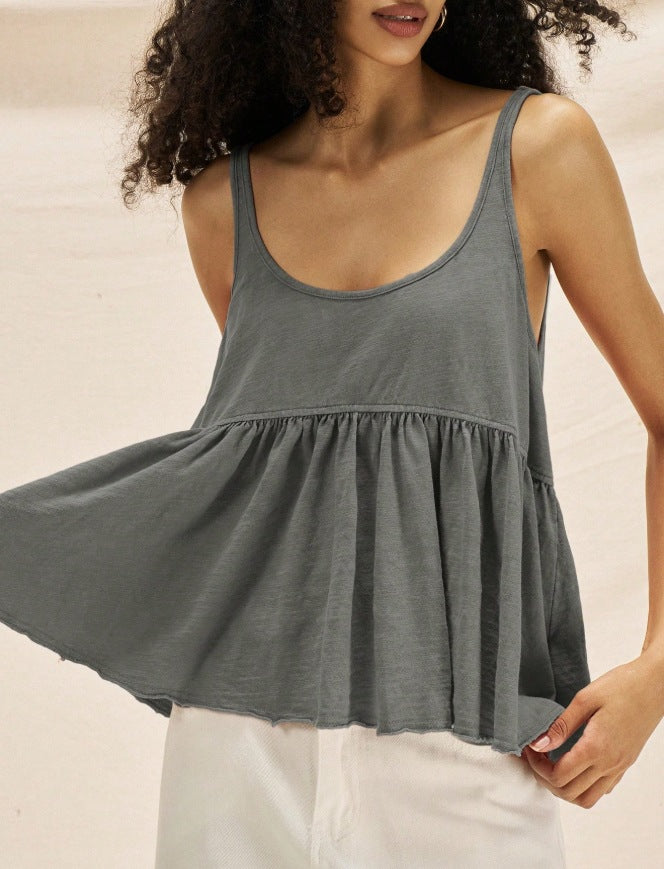 Spring And Summer Hot-selling Spliced Camisole Top