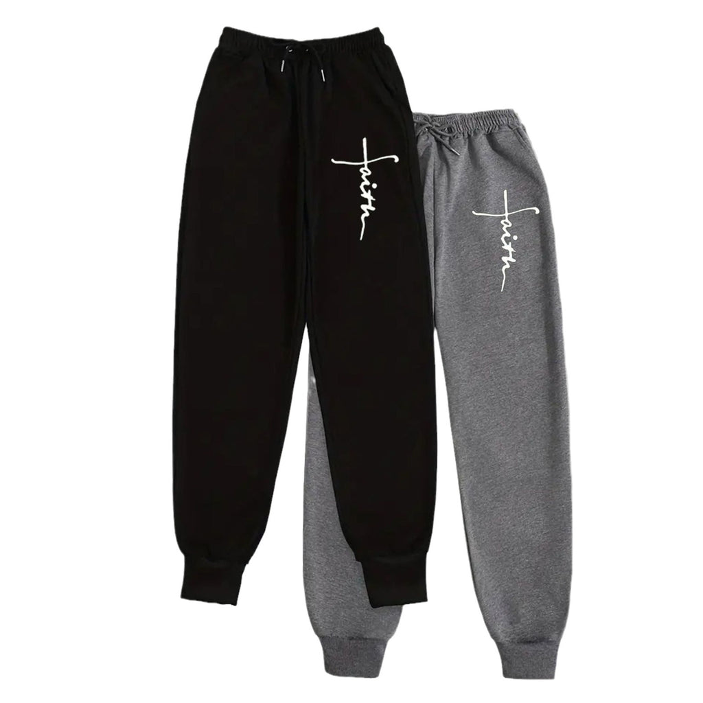 Mens Fleece-Lined Straight-Cut Casual Pants With Slant Pockets