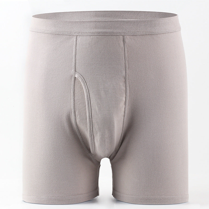 Men's Plus-Size Loose-Fit 100 Cotton Boxer Briefs