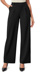 Womens High-Waisted Stretchy Work Business Casual Pants