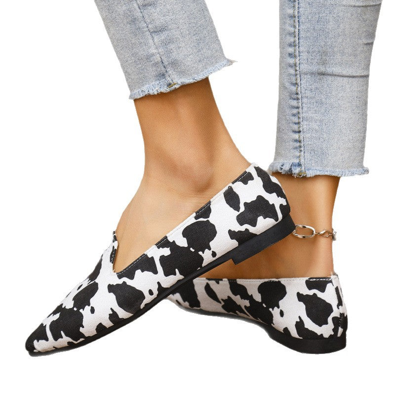Women's Plus-Size Breathable Pointed-Toe Casual Shoes