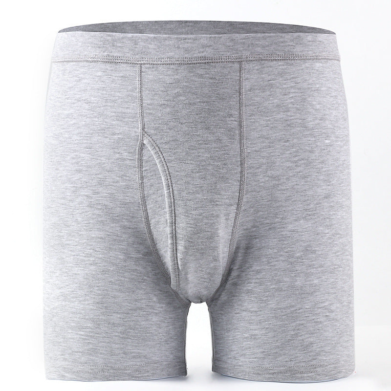 Men's Plus-Size Loose-Fit 100 Cotton Boxer Briefs