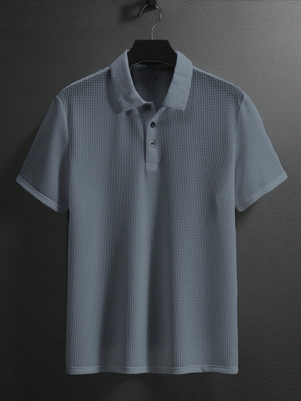 Men's Polyester Short-sleeve Polo Shirt