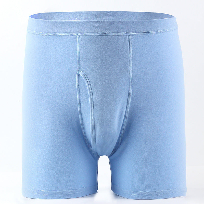 Men's Plus-Size Loose-Fit 100 Cotton Boxer Briefs