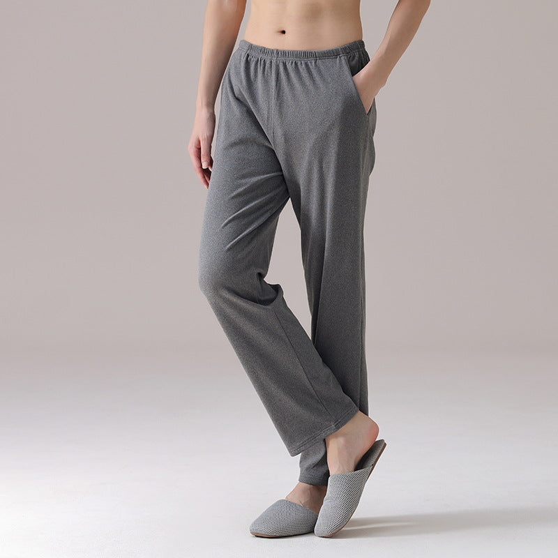 AutumnWinter Cashmere And Silk Trousers In Solid Colorssuitable For Wearing Outdoors