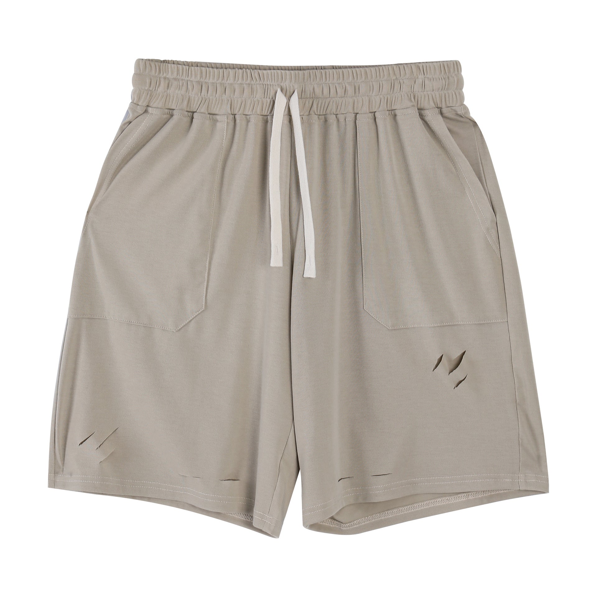 Five-point Shorts Sports Casual Men's Ripped Breathable