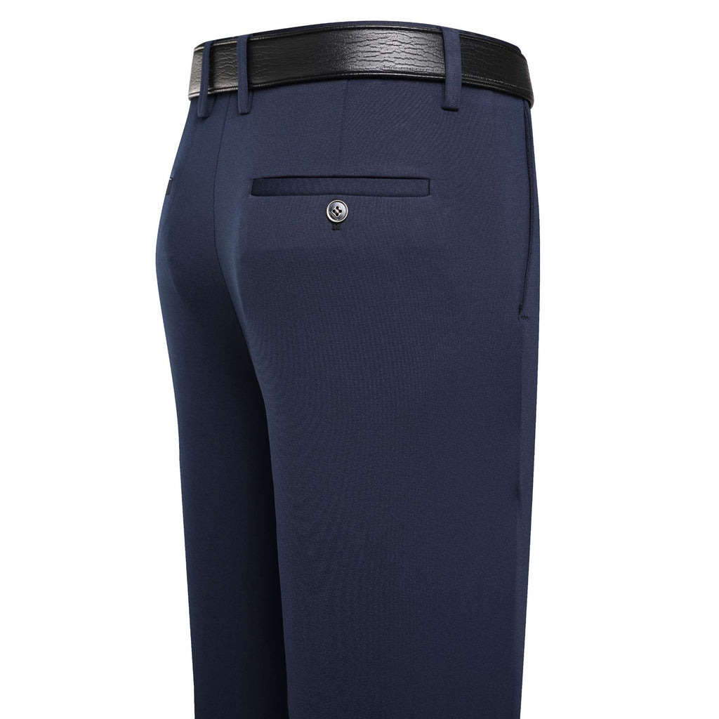 Autumn And Winter Thick High-elastic Fleece-lined Men's Pants
