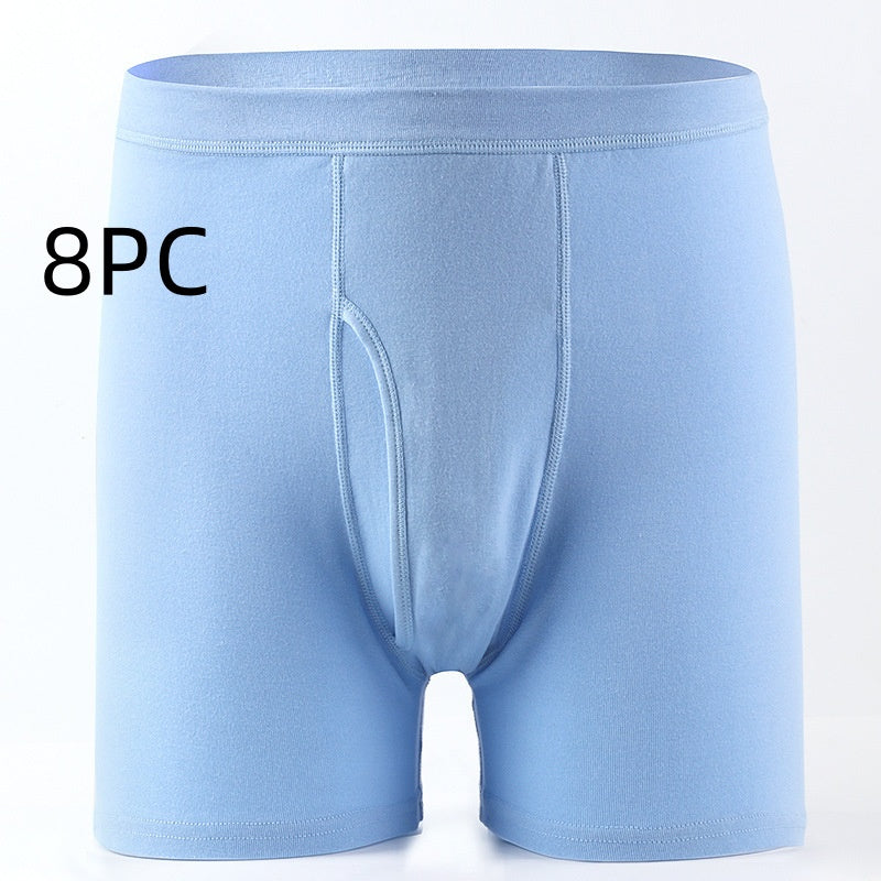 Men's Plus-Size Loose-Fit 100 Cotton Boxer Briefs