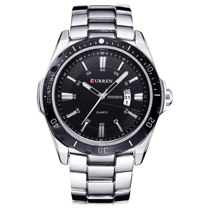 Mens Waterproof Calendar Fashion Quartz Mens Watch