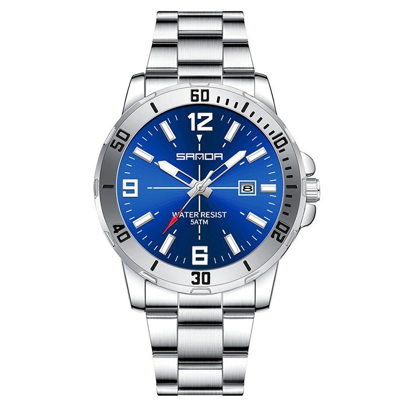 Multifunctional Waterproof Quartz Watch For Men