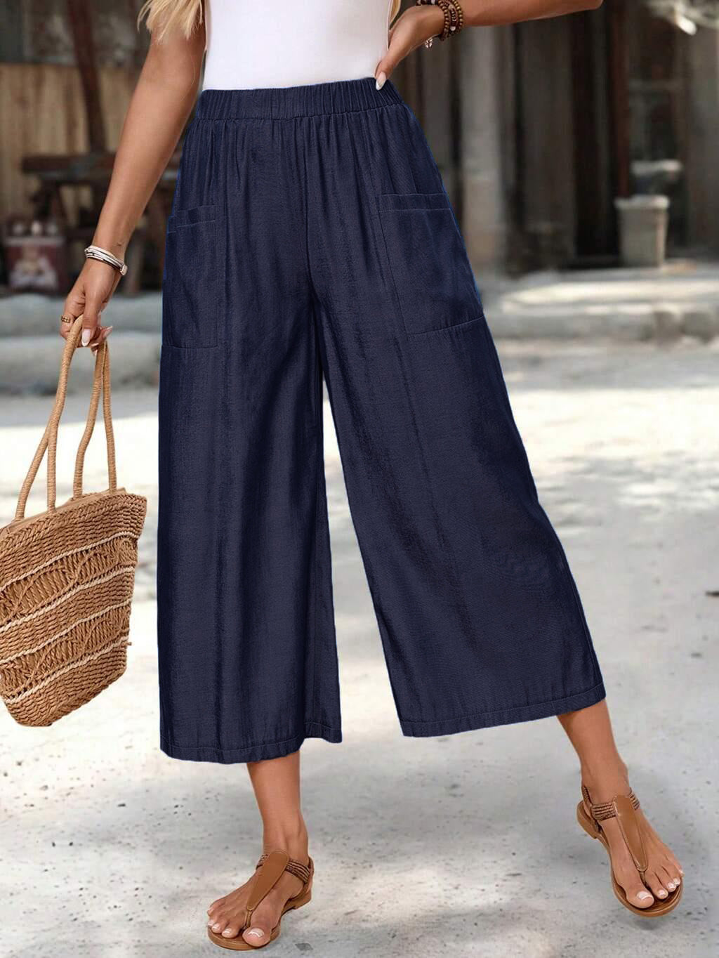Loose-fitting Fashionable Casual Pants For Women