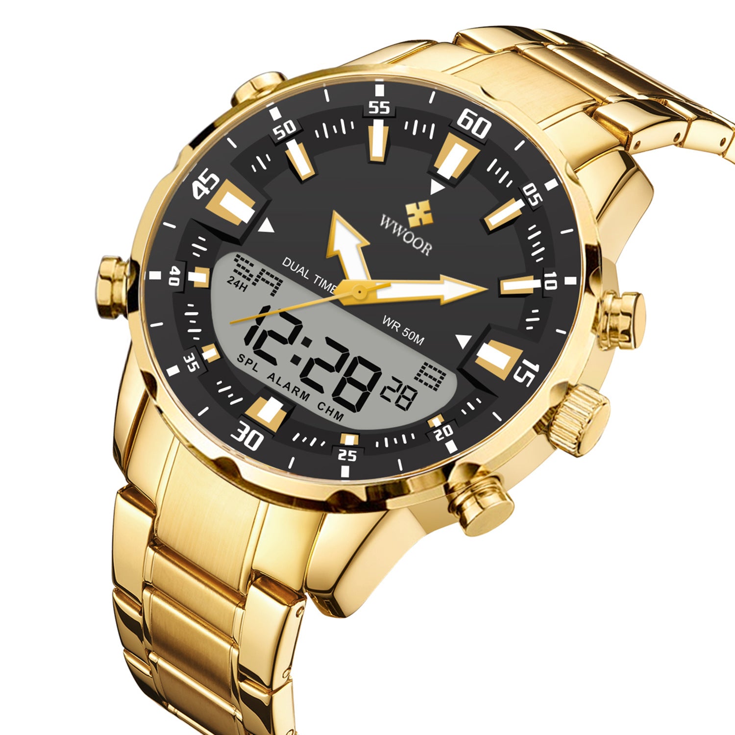 Steel Band Cool And Stylish Luminous Mens Watch