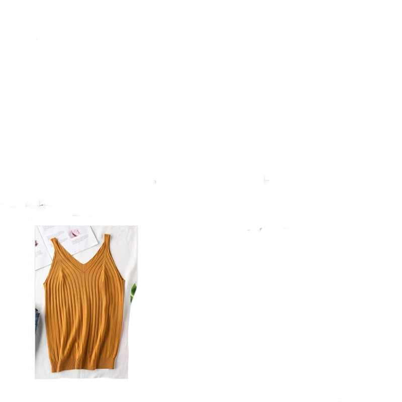 Polyester Knit Camisole Women's Top