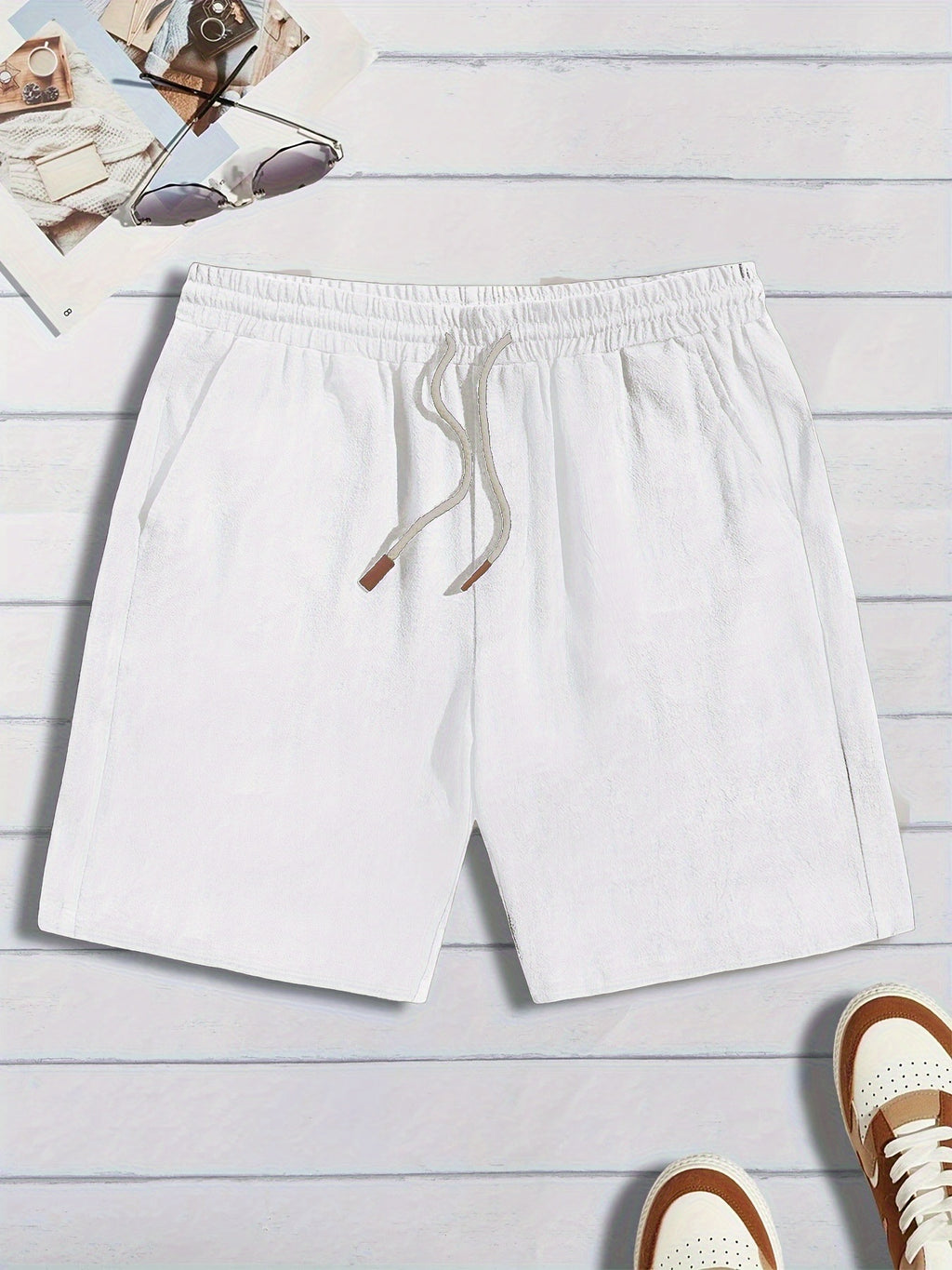 Thin Linen Shorts Men's Loose Casual Shorts