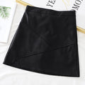 Women's Thin Bag Hip A-line Short Skirt Autumn High Waist Split Skirt