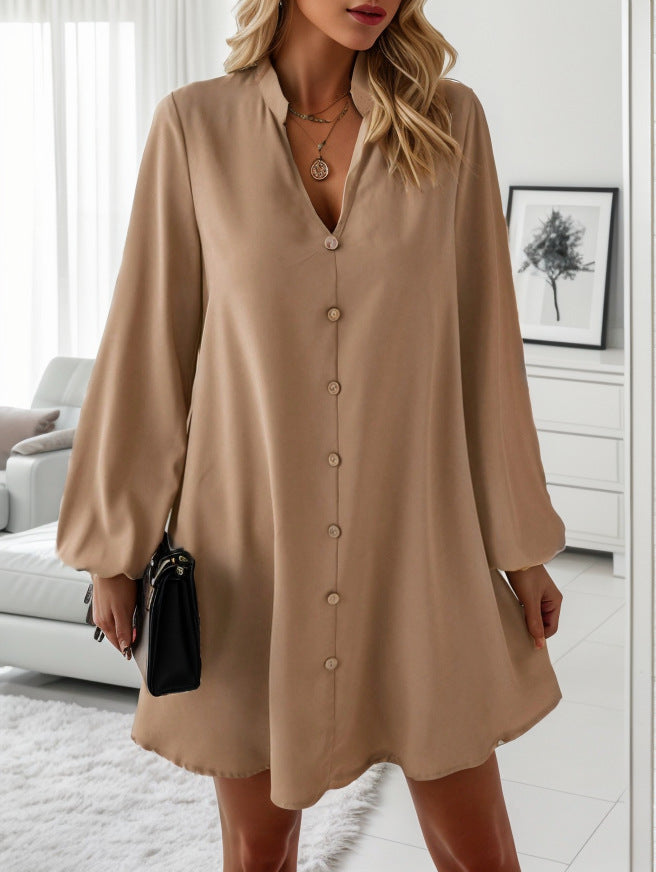New European And American Long Sleeved Dresses