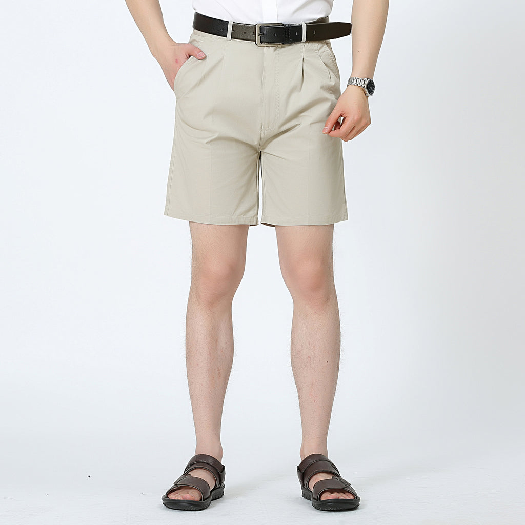Summer Thin Cotton Loose Straight-Leg Suit Shorts For Men