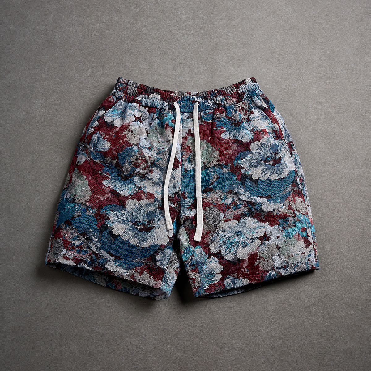 Fashionable Lake-Blue Summer Casual Shorts