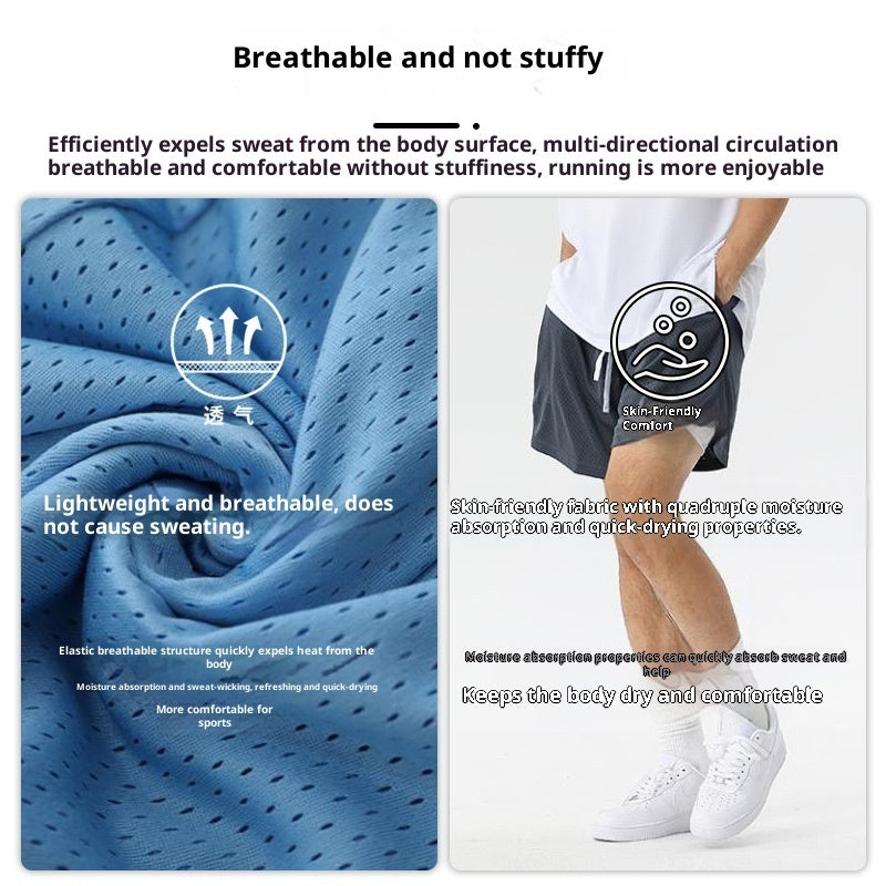 Men's American-style Mesh Quick-drying Shorts