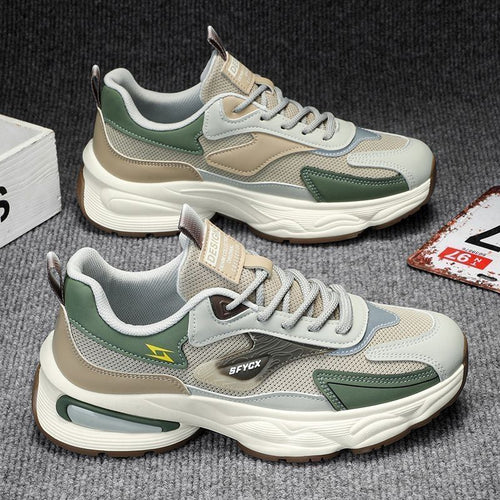 All-match Deodorizing Wear-resistant Mesh Sports Casual Thick-soled