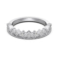 S925 Sterling Silver Men And Women Couple Rings Personality Fashion Round Zirconium Gang Drill Slim Ring Simple All-match