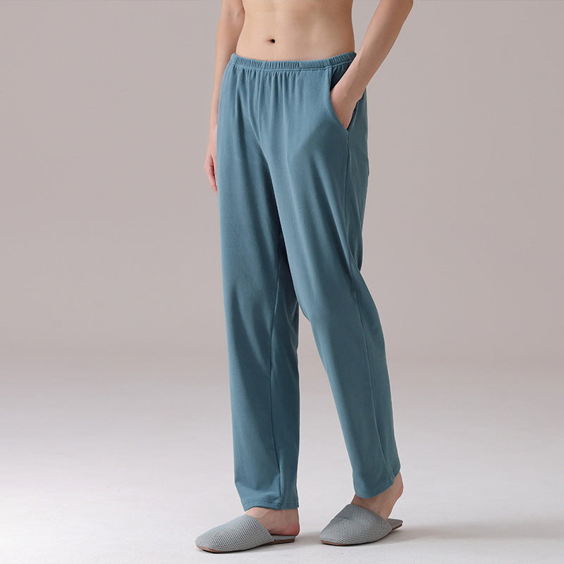 AutumnWinter Cashmere And Silk Trousers In Solid Colorssuitable For Wearing Outdoors