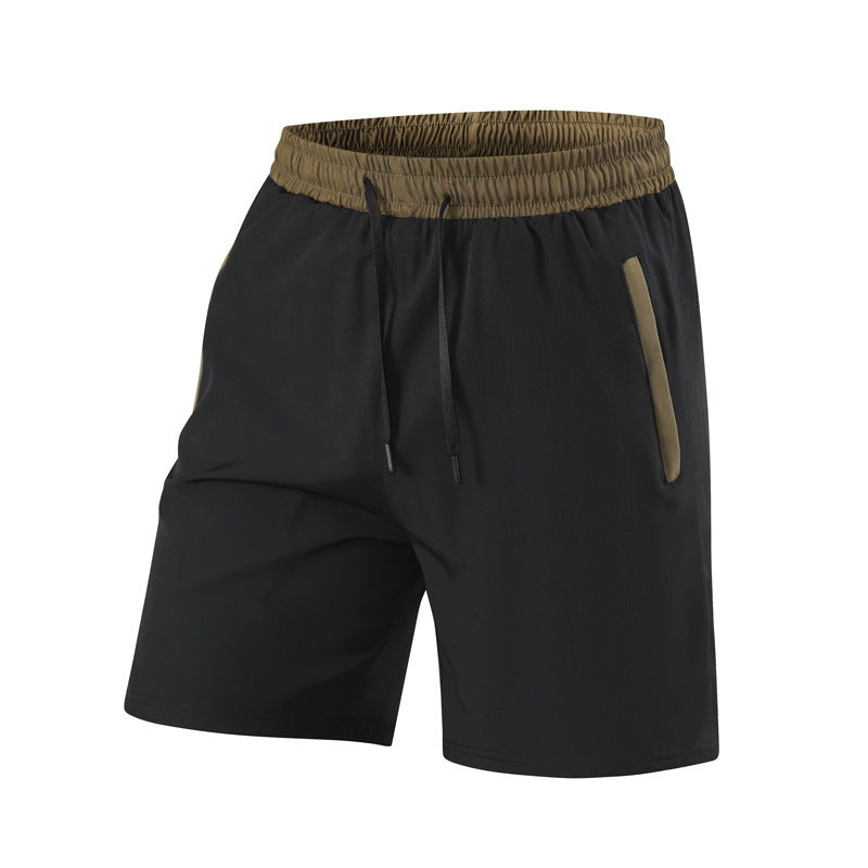 Men's Wide Waist Color Cropped Pants Casual Loose Track Pants