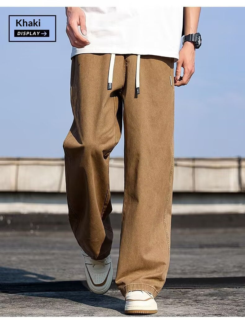 Men's Fashionable Loose-Fitting Breathable Casual Trousers