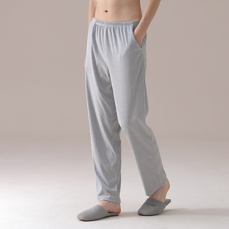 AutumnWinter Cashmere And Silk Trousers In Solid Colorssuitable For Wearing Outdoors