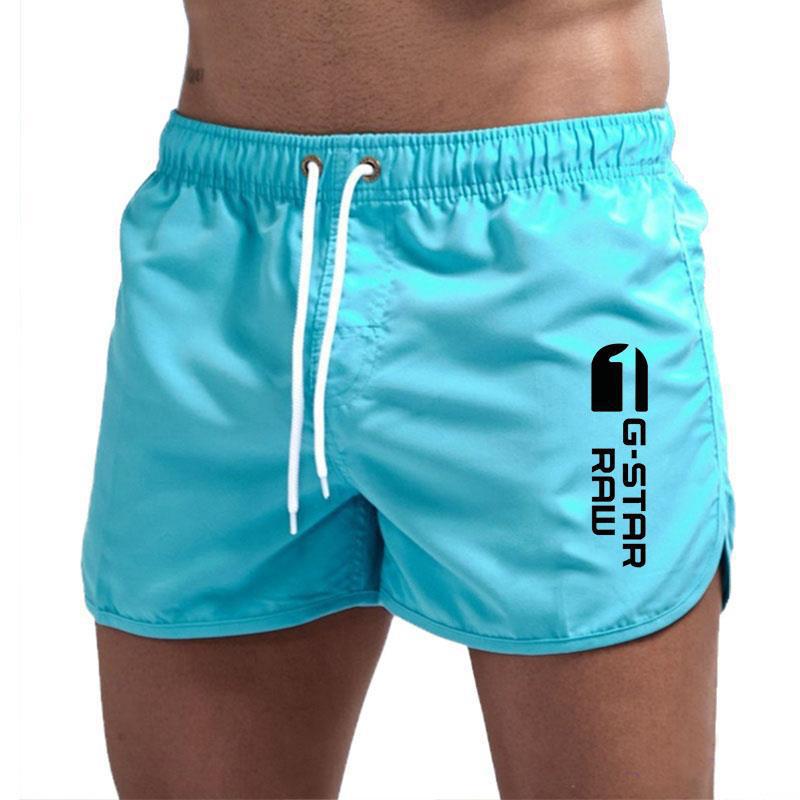 Men's Stylish Beach Shorts Polyester Multi-color Sports Men Short Shorts