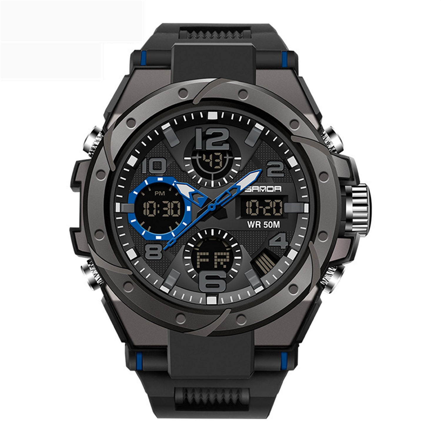 Men's Multifunctional Waterproof Quartz Watch For Sports